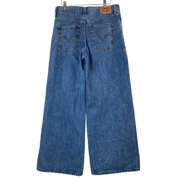LEVI'S '94 Baggy Wide-Leg Relaxed-Fit denim Jeans in medium wash Size 28 - Picture 4 of 10